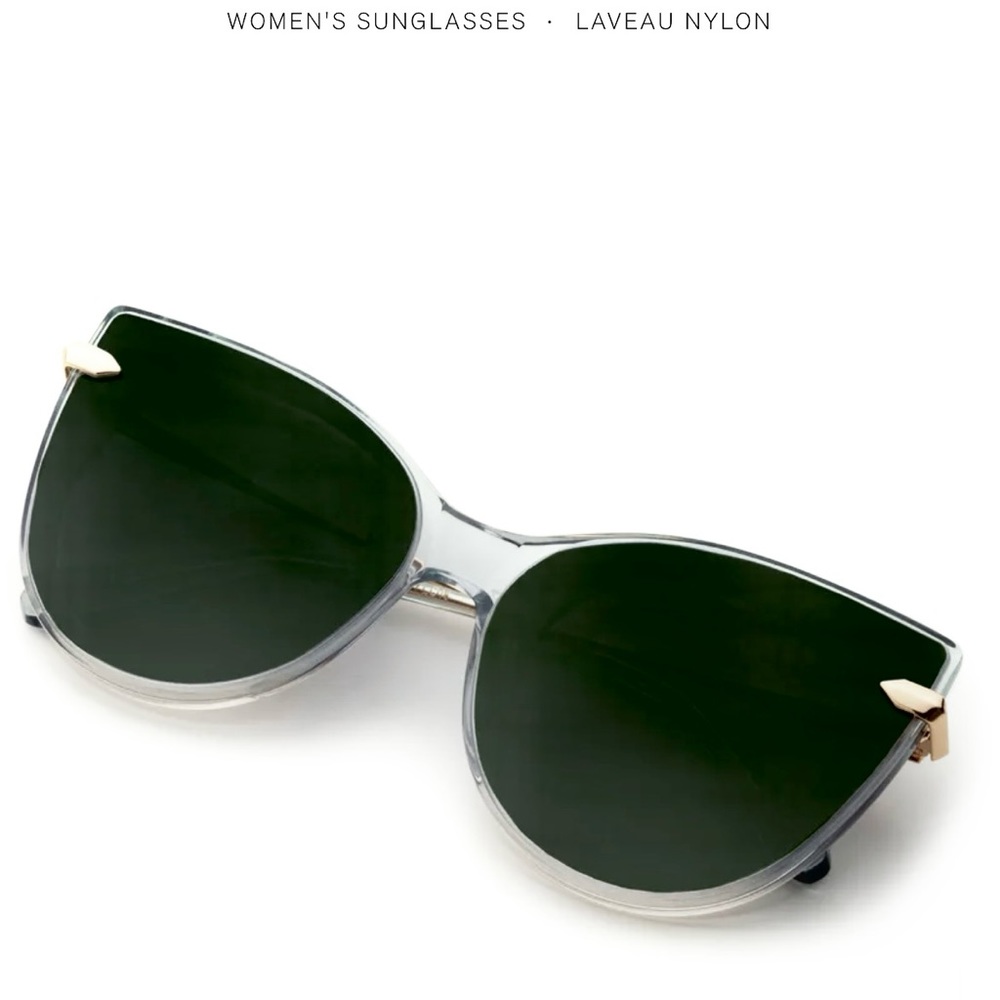 Krewe Laveau Nylon Lagoon Cat Eye Sunglasses